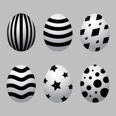 vector of Easter eggs icon
