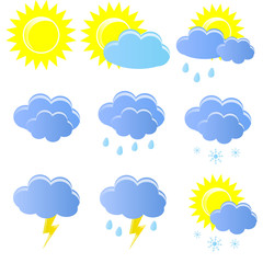 Weather icon color set