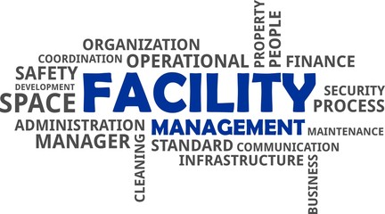 word cloud - facility management 