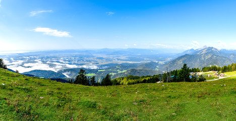 Fototapeta na wymiar Slovenia scenic mountain landscape shot at Krvavec