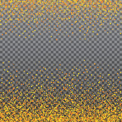 Abstract gold glitter splatter background for the card, invitation, brochure, banner, web design.