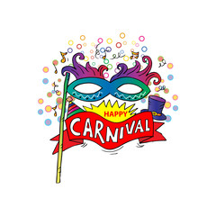 Happy Carnival Festive Concept