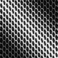Abstract geometric black and white graphic design print halftone triangle pattern