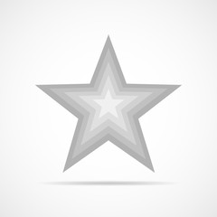 Fototapeta premium Star icon. Vector illustration.