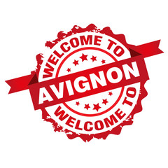 Avignon.Welcome to stamp.Sign.Seal.Logo