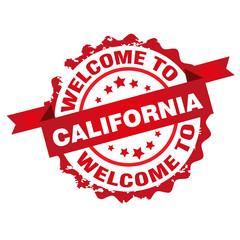 California.Welcome to stamp.Sign.Seal.Logo
