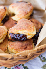 scone with marmalade