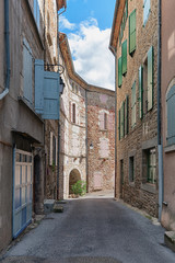 Obraz premium impression of the town Largentiere