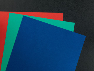 Colored Paper Card Backgrounds With Copy Space
