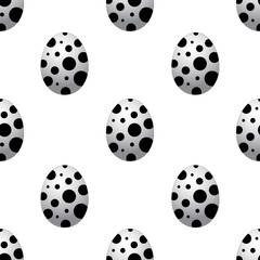 seamless pattern with easter eggs