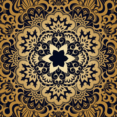 Vector vintage ornamental background.