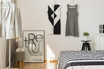 Stylish cozy bedroom