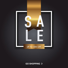 Sale. Can be used for website and mobile website banners, web design, posters, email and newsletter designs.