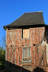 Maison à colombages.