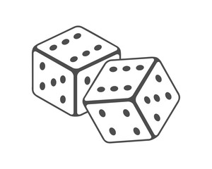 Dice Vector Illustration