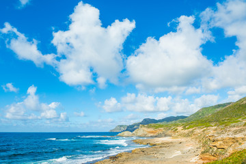 Clouds over Argentiera coastline