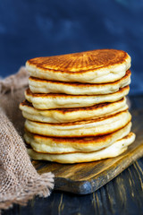 Tasty Pancake closeup.