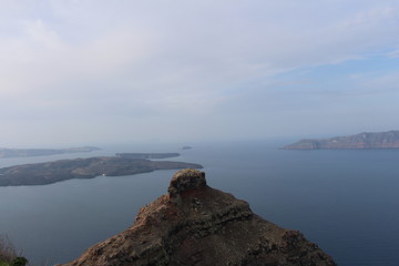 beauty in the village of Firostefani, Santorini