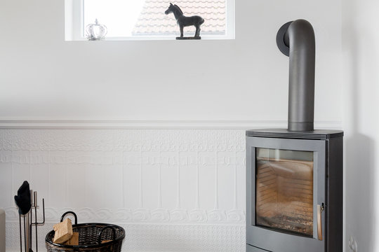 Kamin im Wohnzimmer