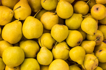 Beautiful ripe yellow pear background