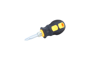 screwdriver on isolated white