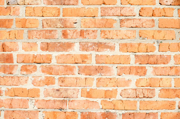 background of red brick wall