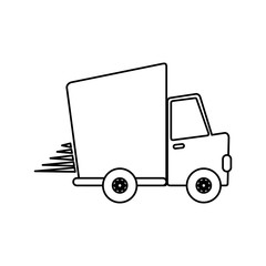 Delivery and logistic icon vector illustration graphic design