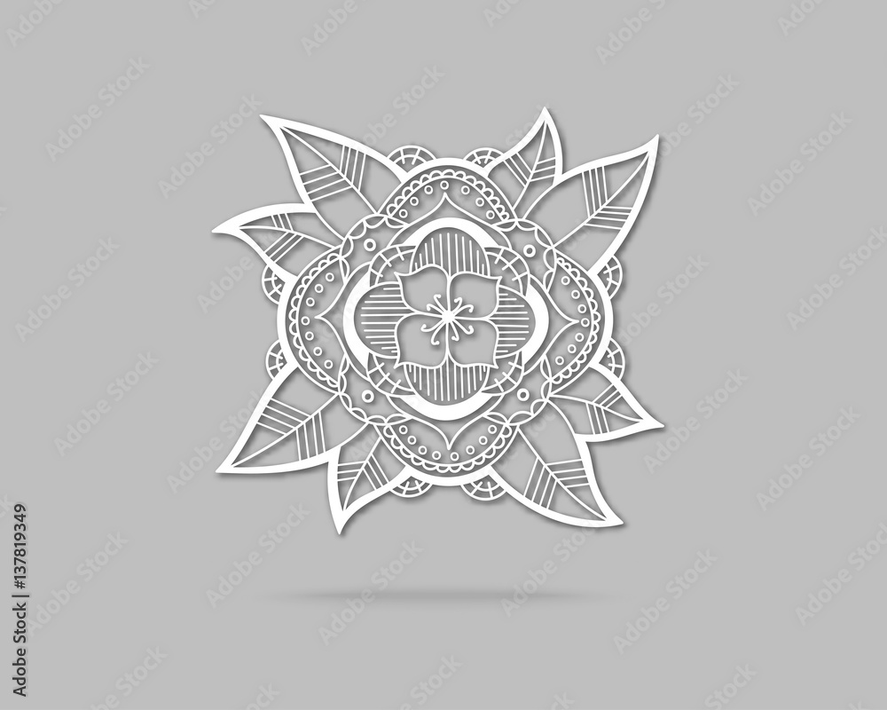 Poster abstract vector logo design template