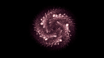 Fototapeta premium 3D rendering abstract fractal light background