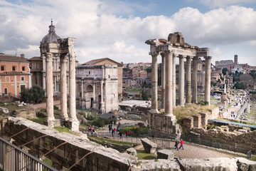 Obraz na płótnie Canvas Rome city and touristic destination