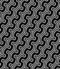 Vector seamless pattern. Modern stylish texture. Repeating geometric pattern of curved lines.