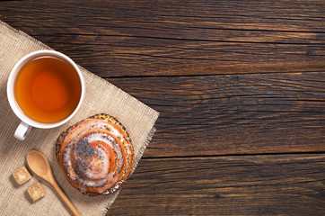 Tea and bun