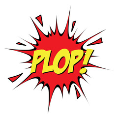 Isolated comic bubble speech on a white background, Vector illustration