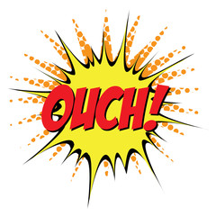 Isolated comic bubble speech on a white background, Vector illustration