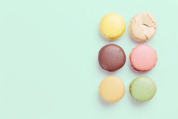 Colorful macaroons