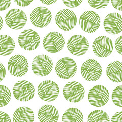 Trendy seamless pattern with hand drawn textures. Vector.