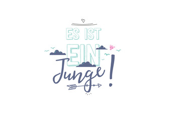 Geburtskarte zur Gratulation für Geburt