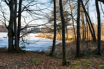 Obraz premium Vereister See