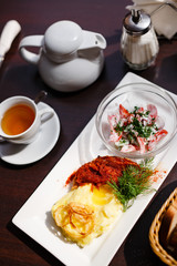 mashed potato with fried onion