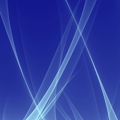 Abstract blue background with soft lines