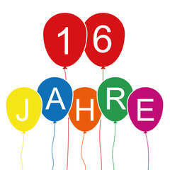 16 Jahre - Luftballons