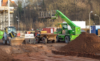 Baustellenfahrzeuge