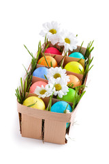 Colorful Easter eggs.