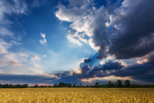 Dramatischer Himmel 