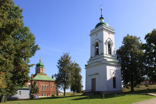 Russia. Mozhaisk. Spaso-Borodino monastery. Bell Tower
