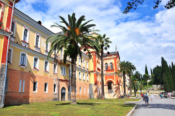 the new Athos monastery in Abkhazia July 2016