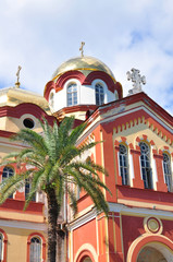 Fototapeta premium the new Athos monastery in Abkhazia July 2016