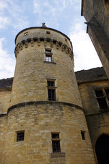 Fototapeta na wymiar Tour de chateau, saint geniès, périgord