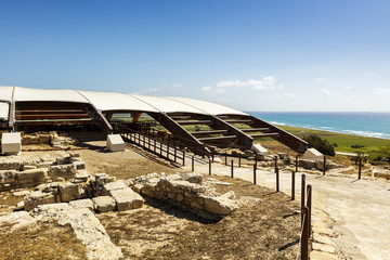 The archaeological remains of Kourion city-kingdom destroyed in a severe earthquake in 365 AD.