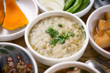 ori juk.  Duck Rice Porridge